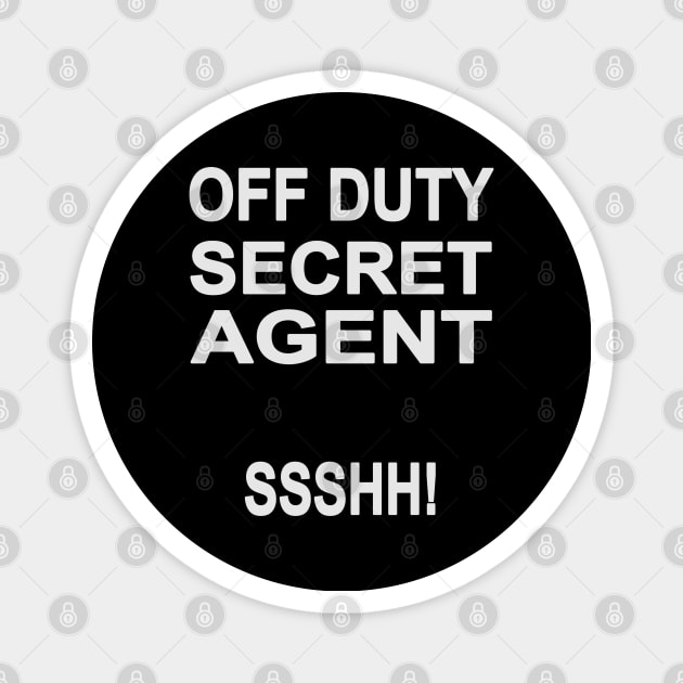 Secret agent costume - lazy costume Magnet by Duckfieldsketchbook01